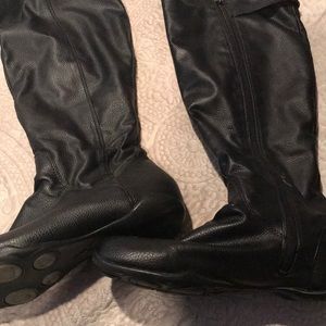 DKNY leather boots